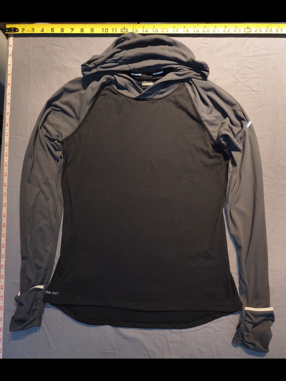 Nike Black Dri-FIT Running Hooded Top